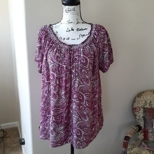 Faded glory peasant top